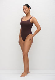 Nineties Maillot - Aubergine Crinkle - Matteau